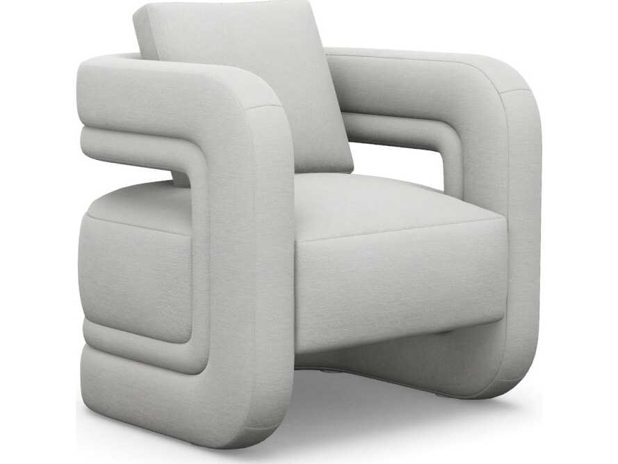 Interlude Home Scillia Cream Accent Chair