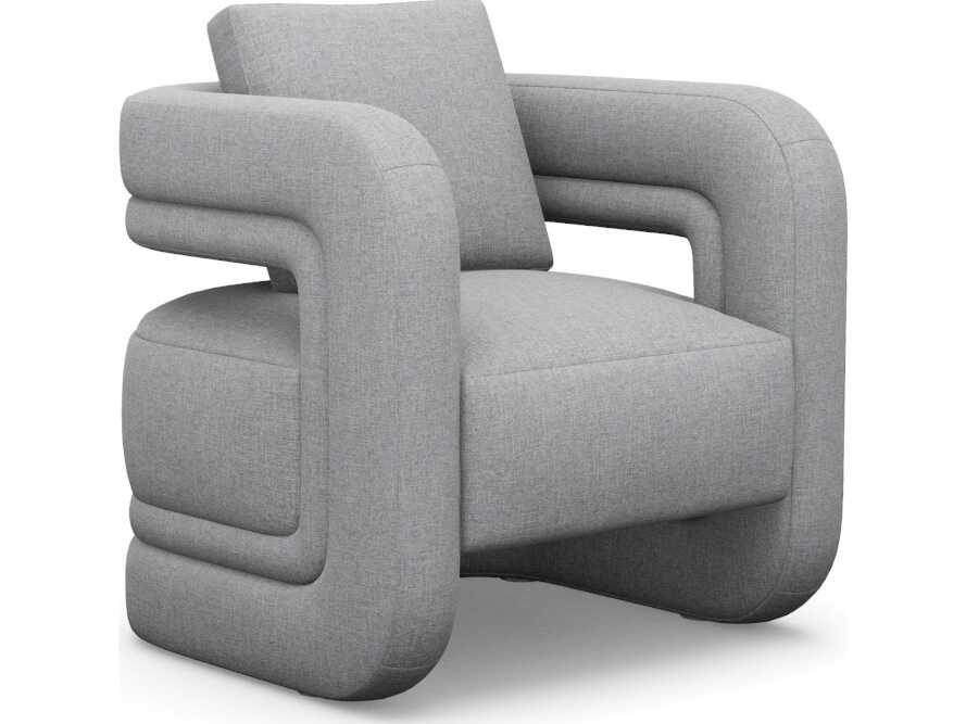 Interlude Home Scillia Gray Accent Chair
