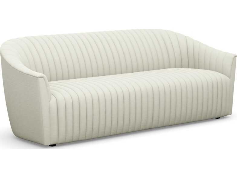 Interlude Home Channel Bluff Beige Upholstered Sofa