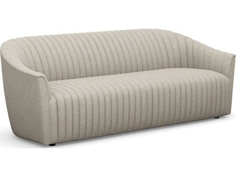 Interlude Home Channel Wheat Beige Upholstered Sofa