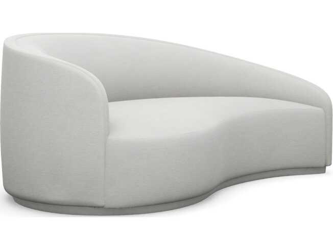 Interlude Home Dana Fresco Gray Upholstered Chaise