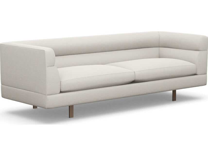 Interlude Home Ornette Cameo Bronze Cream Upholstered Sofa