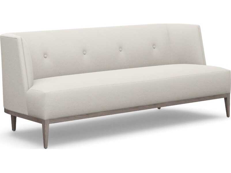Interlude Home Chloe Cameo Icy Grey Cream Upholstered Sofa