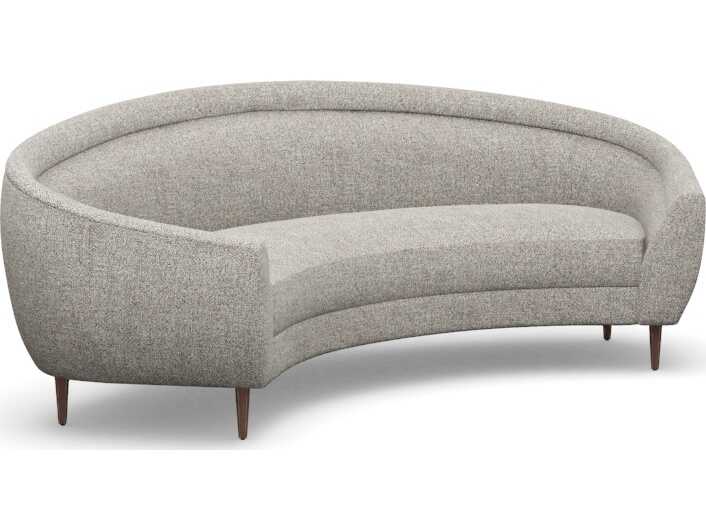 Interlude Home Capri Rock Dark Grey Upholstered Sofa