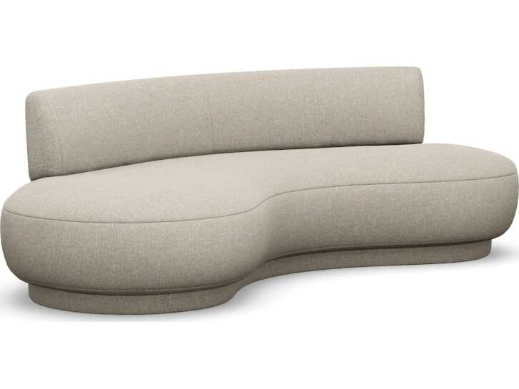 Interlude Home Nuage Wheat Beige Upholstered Sofa