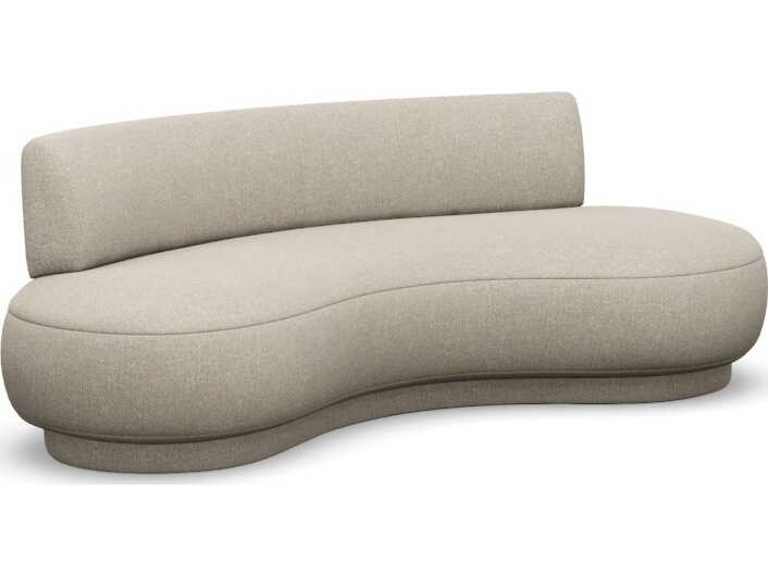Interlude Home Nuage Wheat Beige Upholstered Sofa