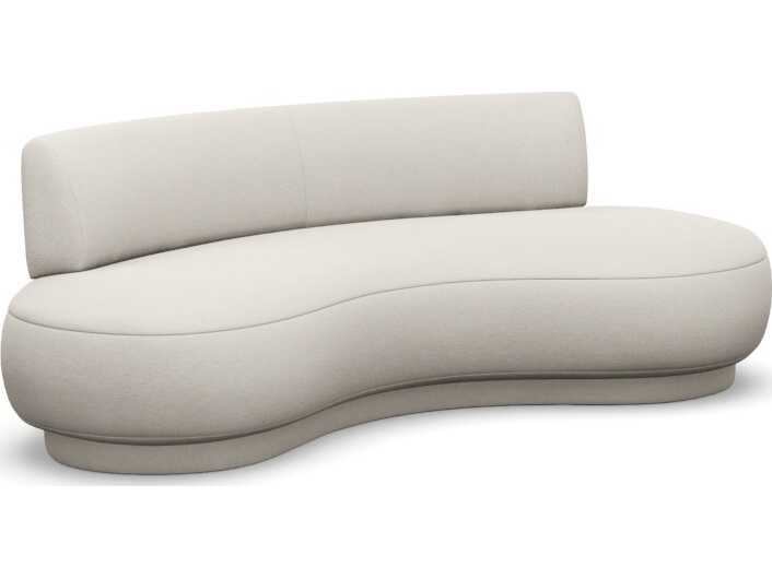 Interlude Home Nuage Cameo Cream Upholstered Sofa