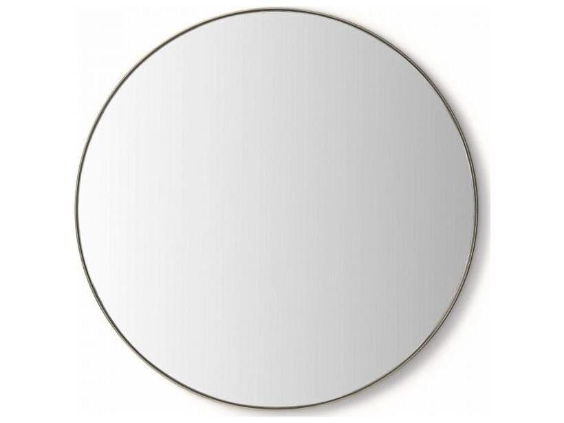 Interlude Home Aalina Antique Bronze Wall Mirror Round