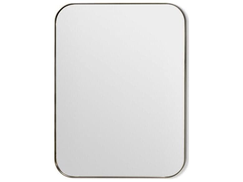 Interlude Home Aalina Antique Bronze Wall Mirror Rectangular