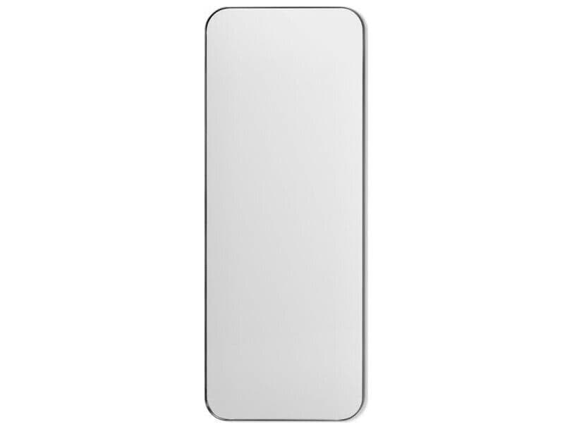 Interlude Home Aalina Brushed Nickel Floor Mirror Vertical