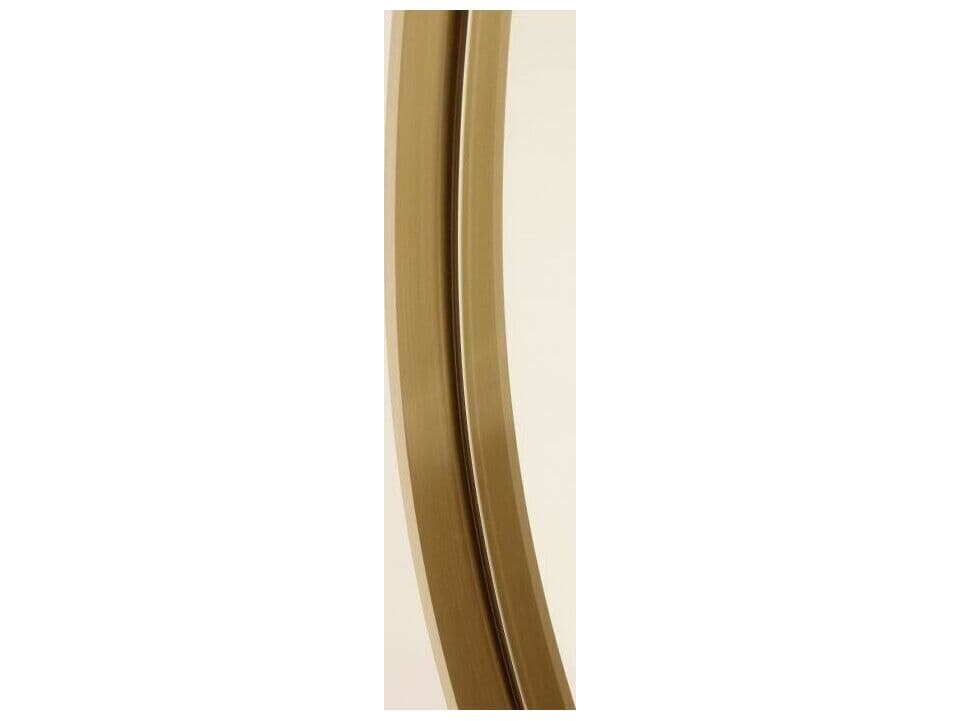 Interlude Home Aalina Brushed Brass Wall Mirror Oval