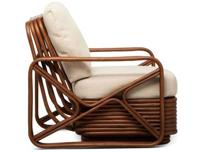 Interlude Home Flagler Lounge Chair - Antique Brown