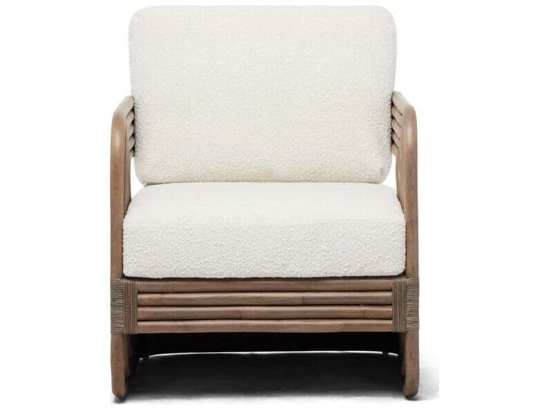 Interlude Home Orchid Lounge Chair - Grey