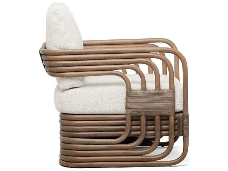 Interlude Home Orchid Lounge Chair - Grey