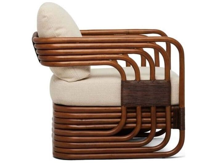 Interlude Home Orchid Lounge Chair - Antique Brown