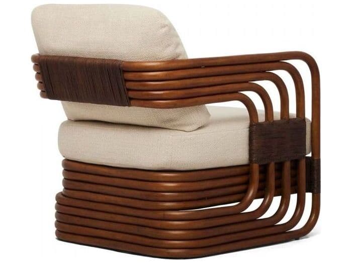 Interlude Home Orchid Lounge Chair - Antique Brown