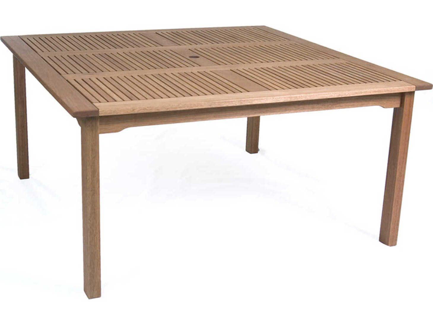 International Home Miami Amazonia Madrid 9 Piece Square Wood Outdoor Dining Set