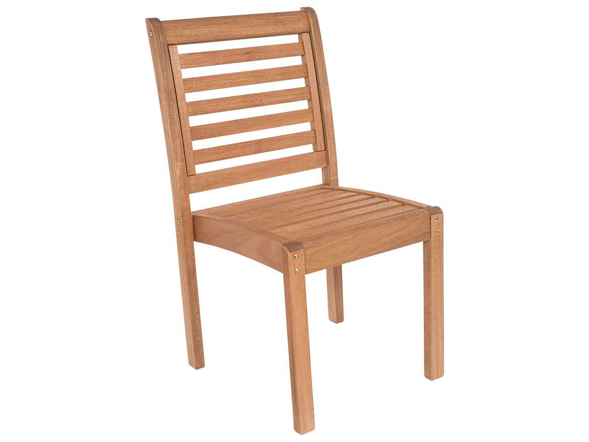 International Home Miami Amazonia Eucalyptus Rectangular Five piece Outdoor Patio Dining Set