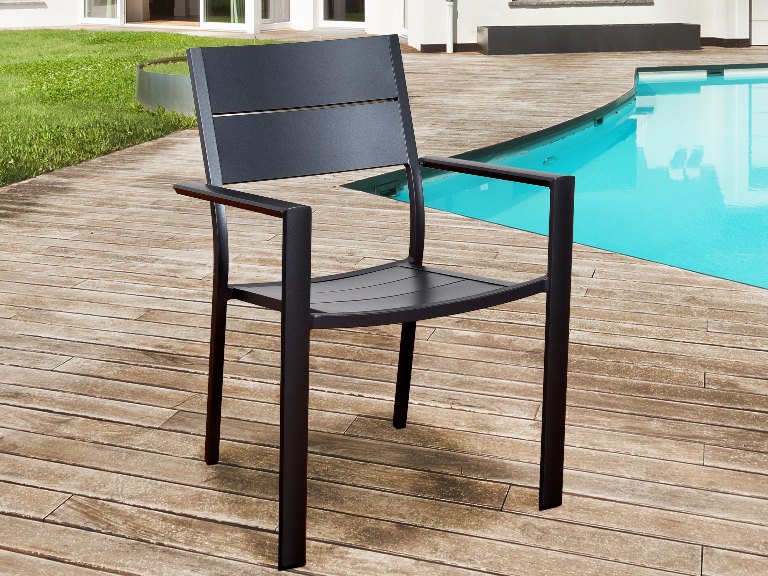 International Home Miami Atlantic Koningsdam 9 Piece Rectangular Outdoor Patio Dining Set