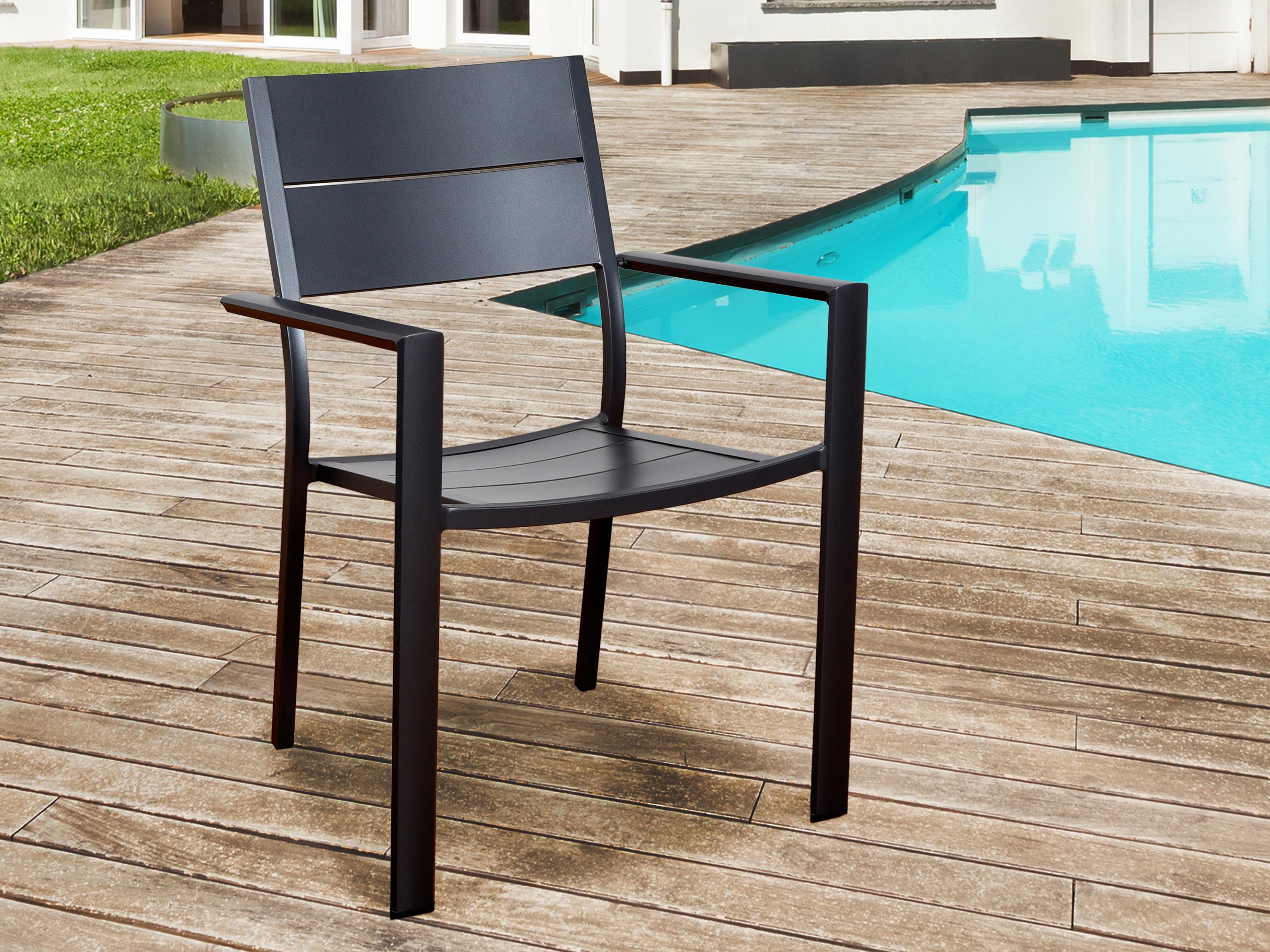 International Home Miami Amazonia Koningsdam 13 Piece Teak Double Extendable Rectangular Outdoor Dining Set