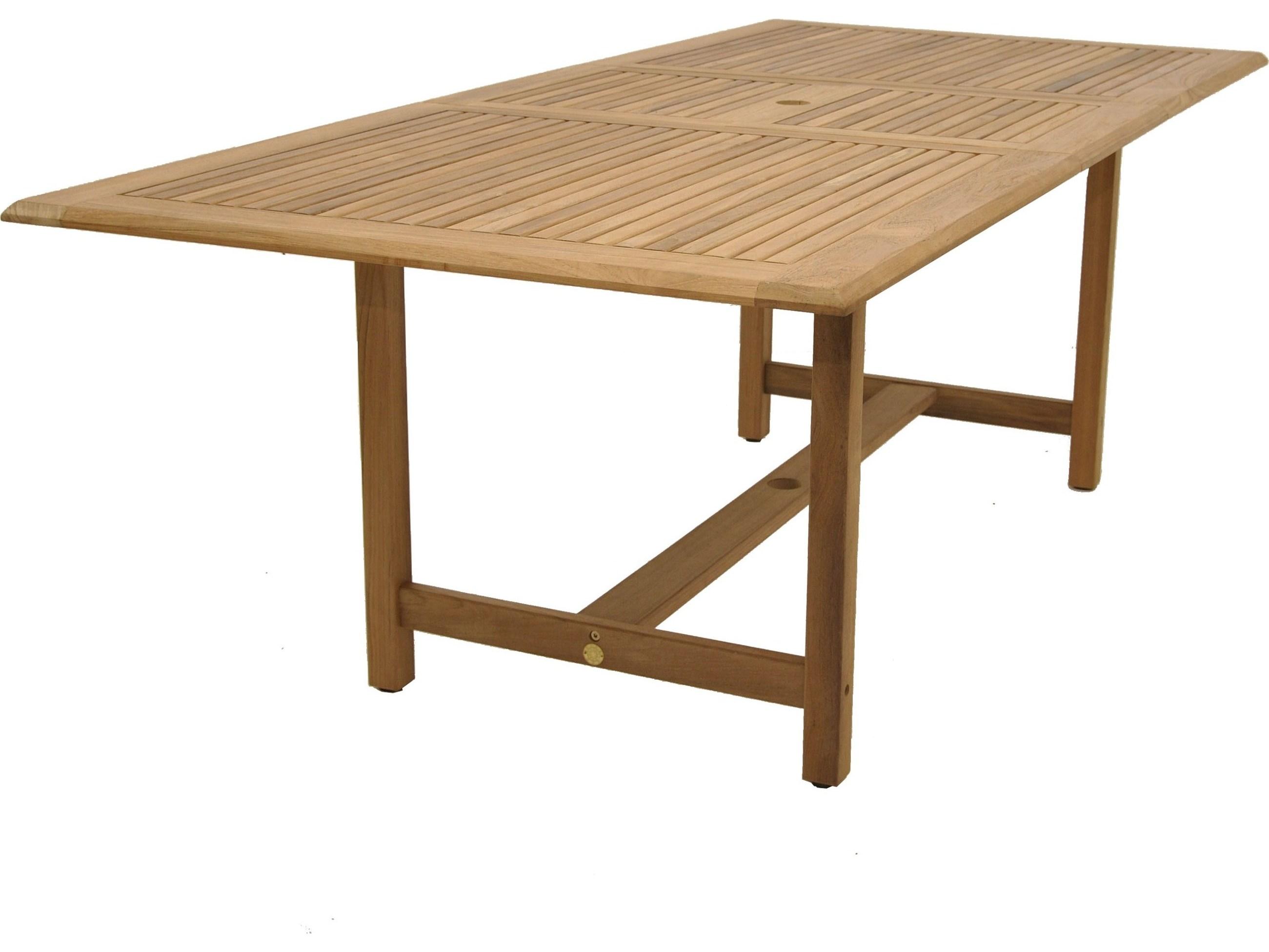 International Home Miami Amazonia Charlotte 9 Piece Teak Rectangular Outdoor Dining Set