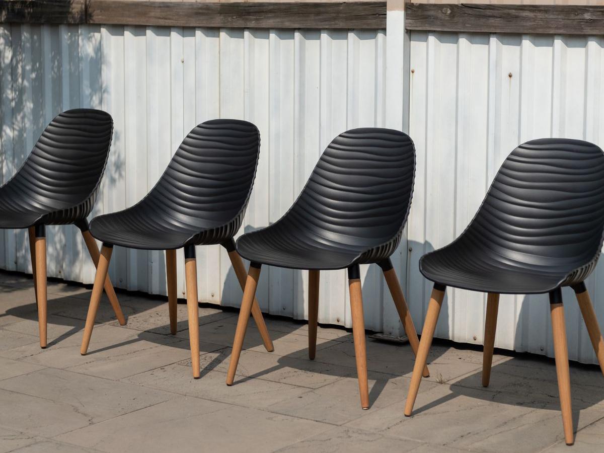 International Home Miami Amazonia Wood Outdoor Patio Dining Set