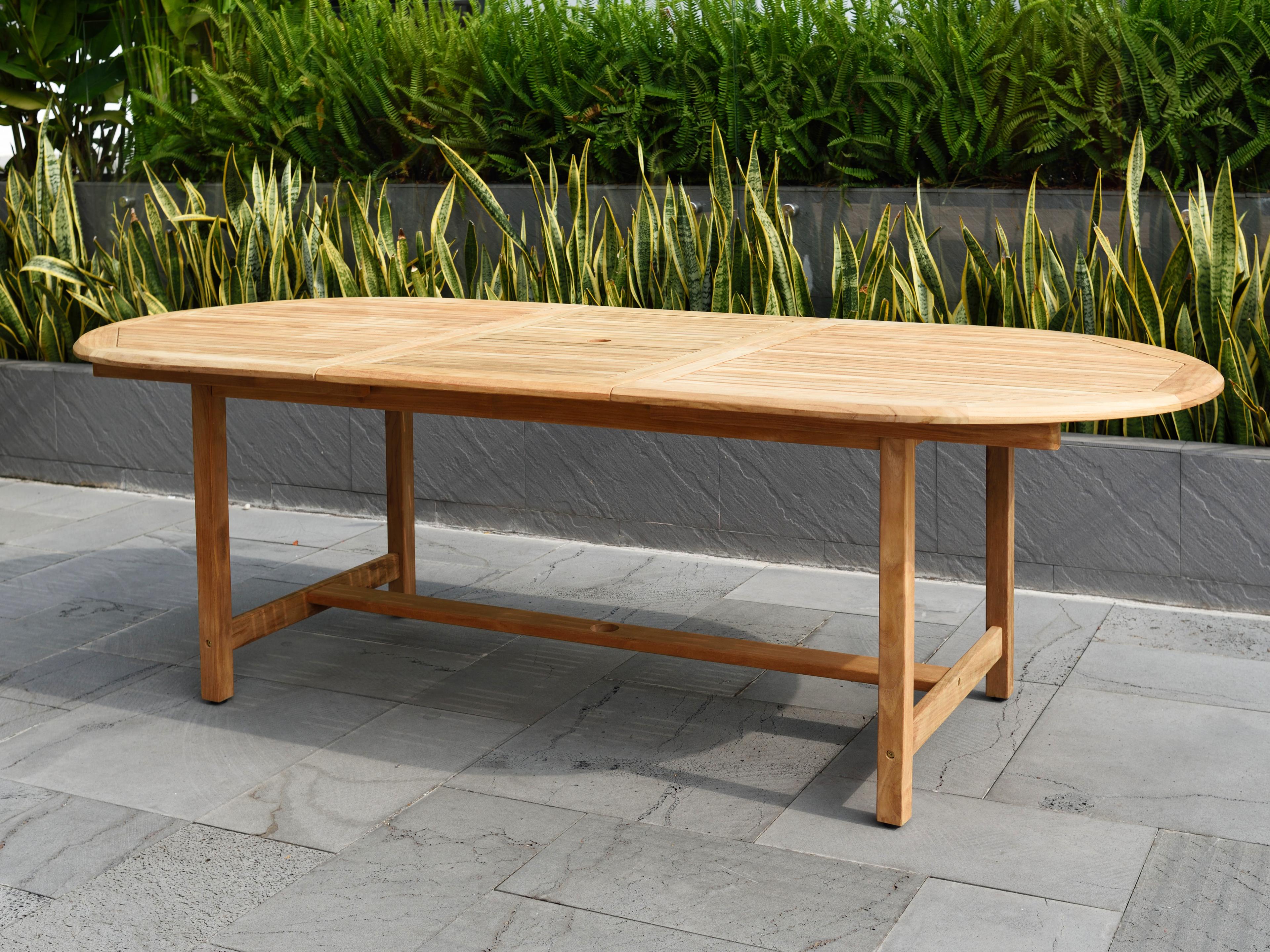 International Home Miami Amazonia Teak Patio Dining Set