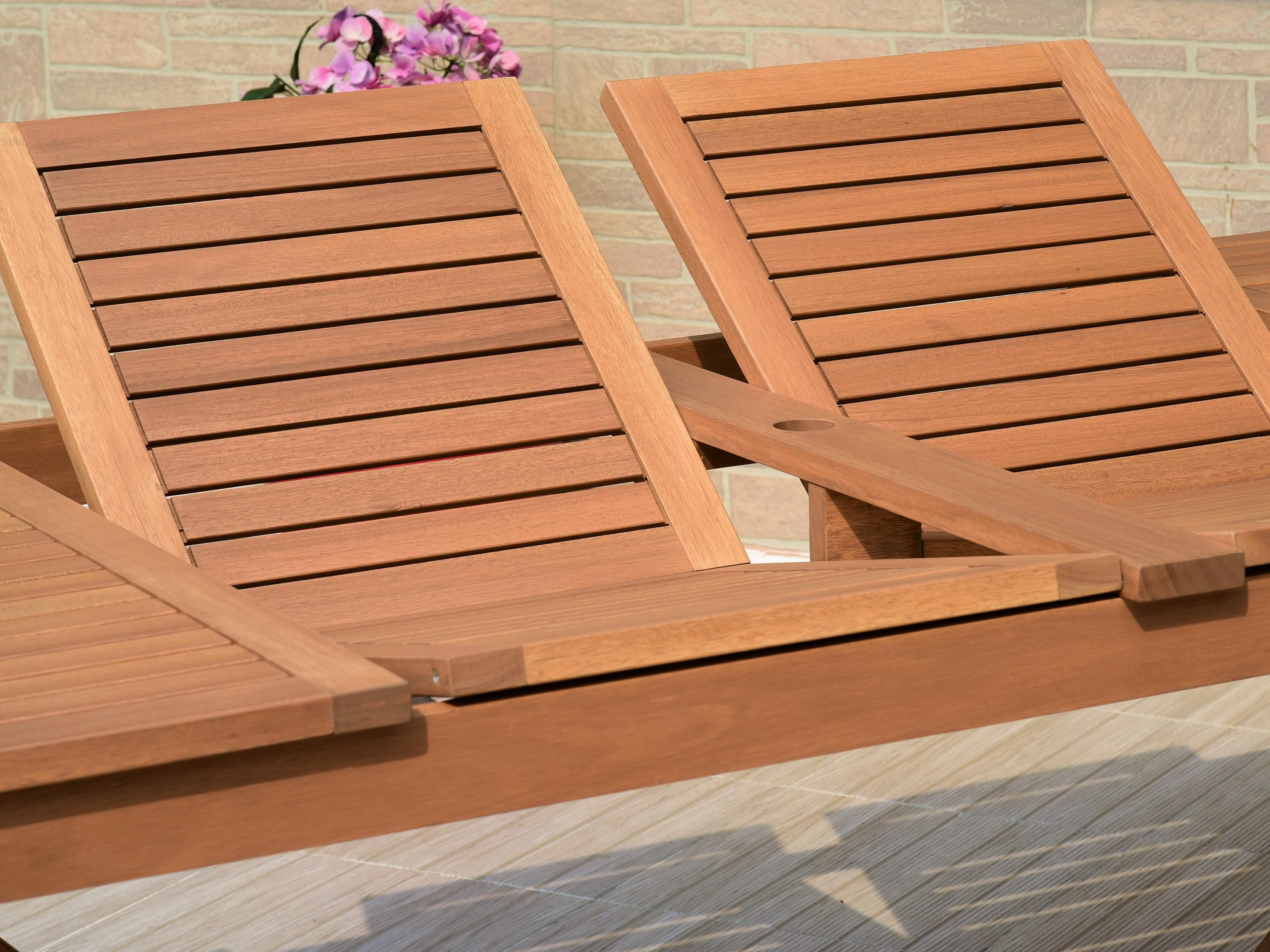 International Home Miami Amazonia Wood Patio Dining Set