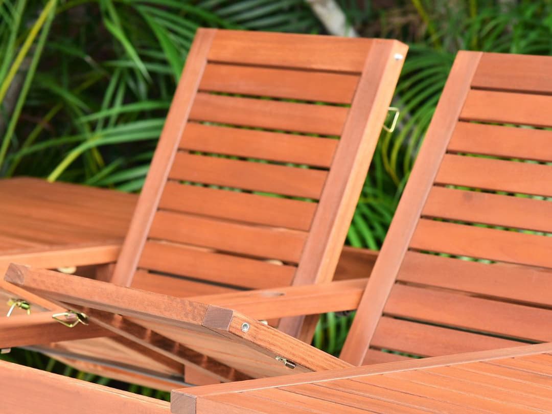 International Home Miami Amazonia Wood Outdoor Patio Dining Set