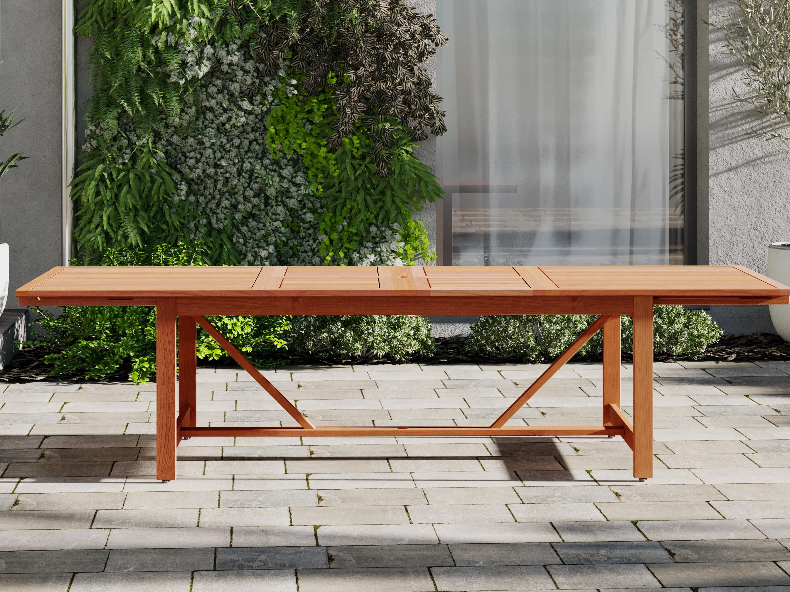 International Home Miami Amazonia Wood Patio Dining Set