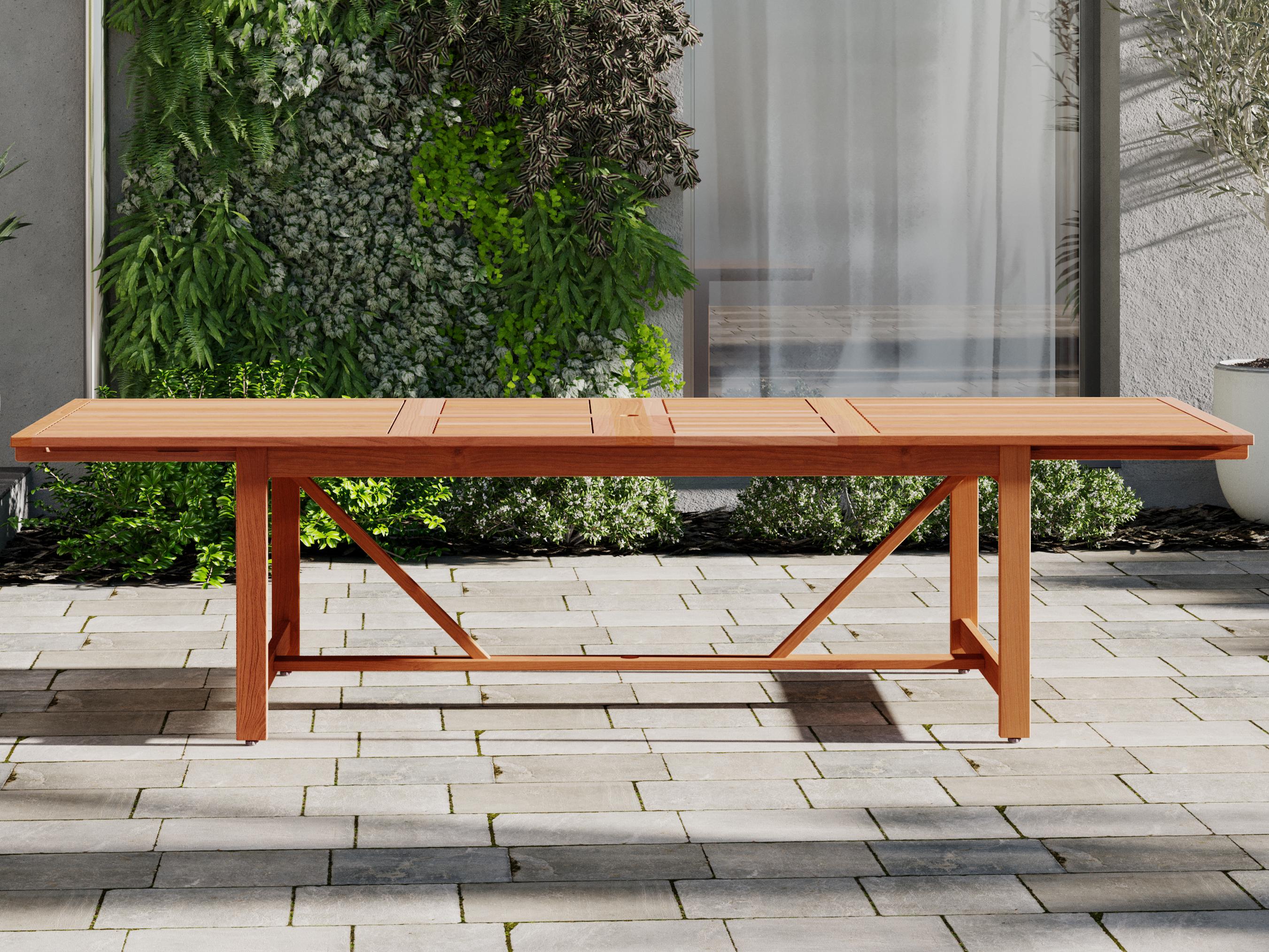 International Home Miami Amazonia Wood Patio Dining Set