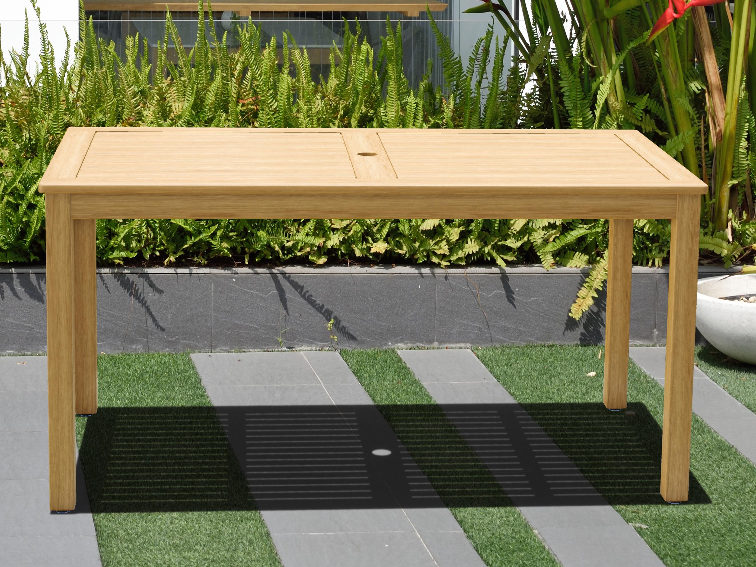 International Home Miami Amazonia Teak Patio Dining Set