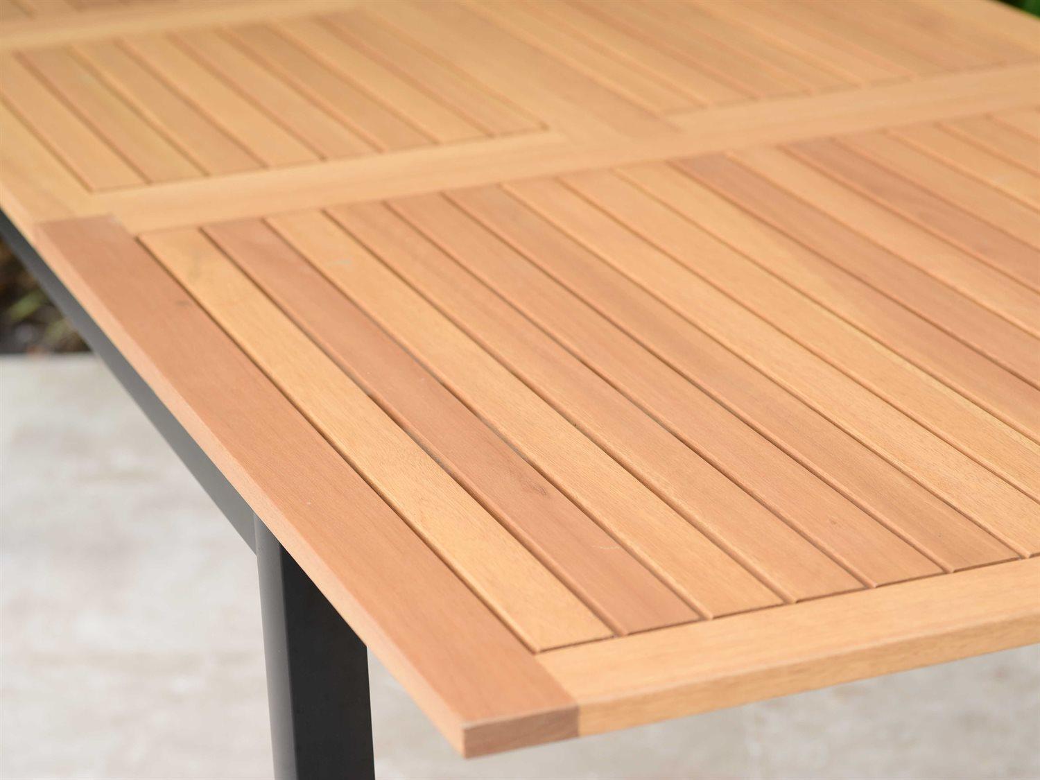 International Home Miami Amazonia Maria 4 Piece Extendable Rectangular Wood Outdoor Dining Set