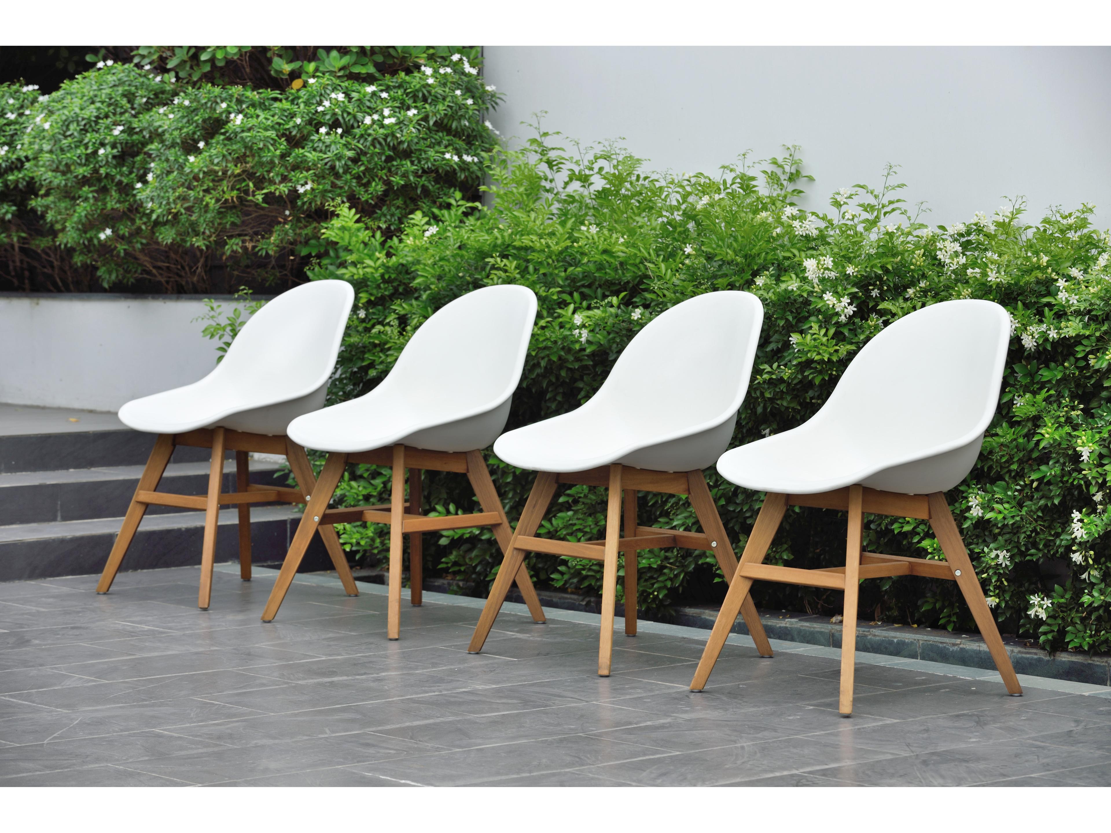 International Home Miami Amazonia Melbourne 170 inch White 7 Person Outdoor Rectangular dining Set