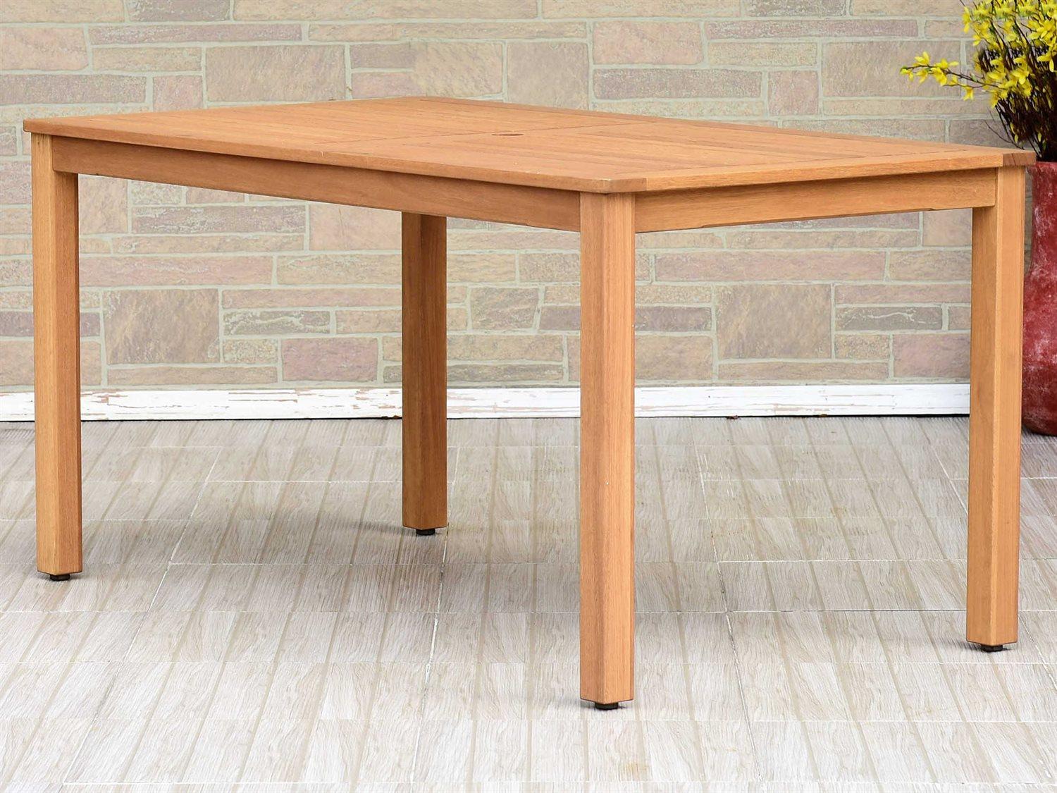 International Home Miami Amazonia Oosterdam 5 Piece Rectangular Wood Outdoor Dining Set