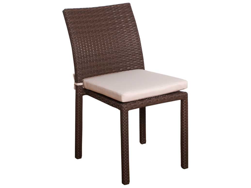 International Home Miami Atlantic Wicker Liberty Outdoor Patio Dining Side Chair Set of 4
