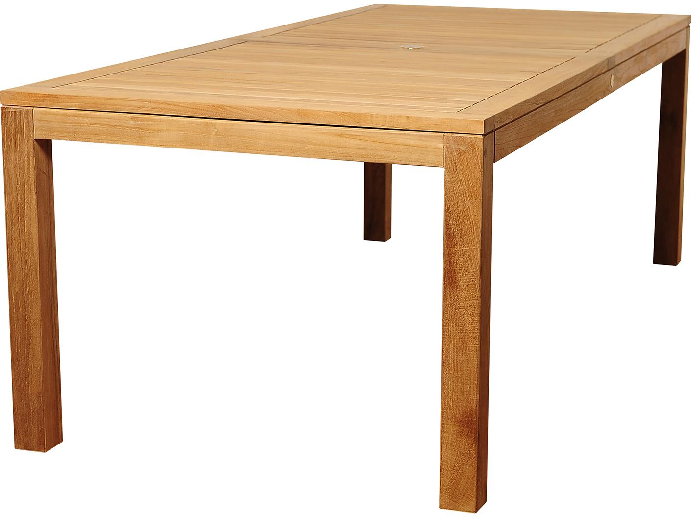 International Home Miami Amazonia Charlotte 9 Piece Teak Rectangular Patio Dining Set