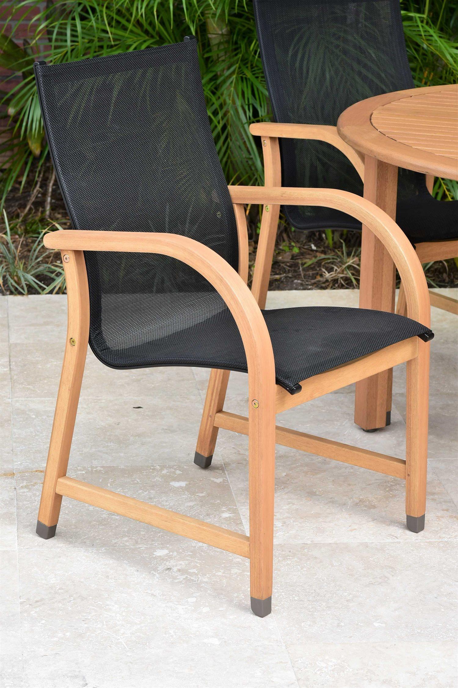 International Home Miami Amazonia Maria 4 Piece Sling Patio Dining Chair Set