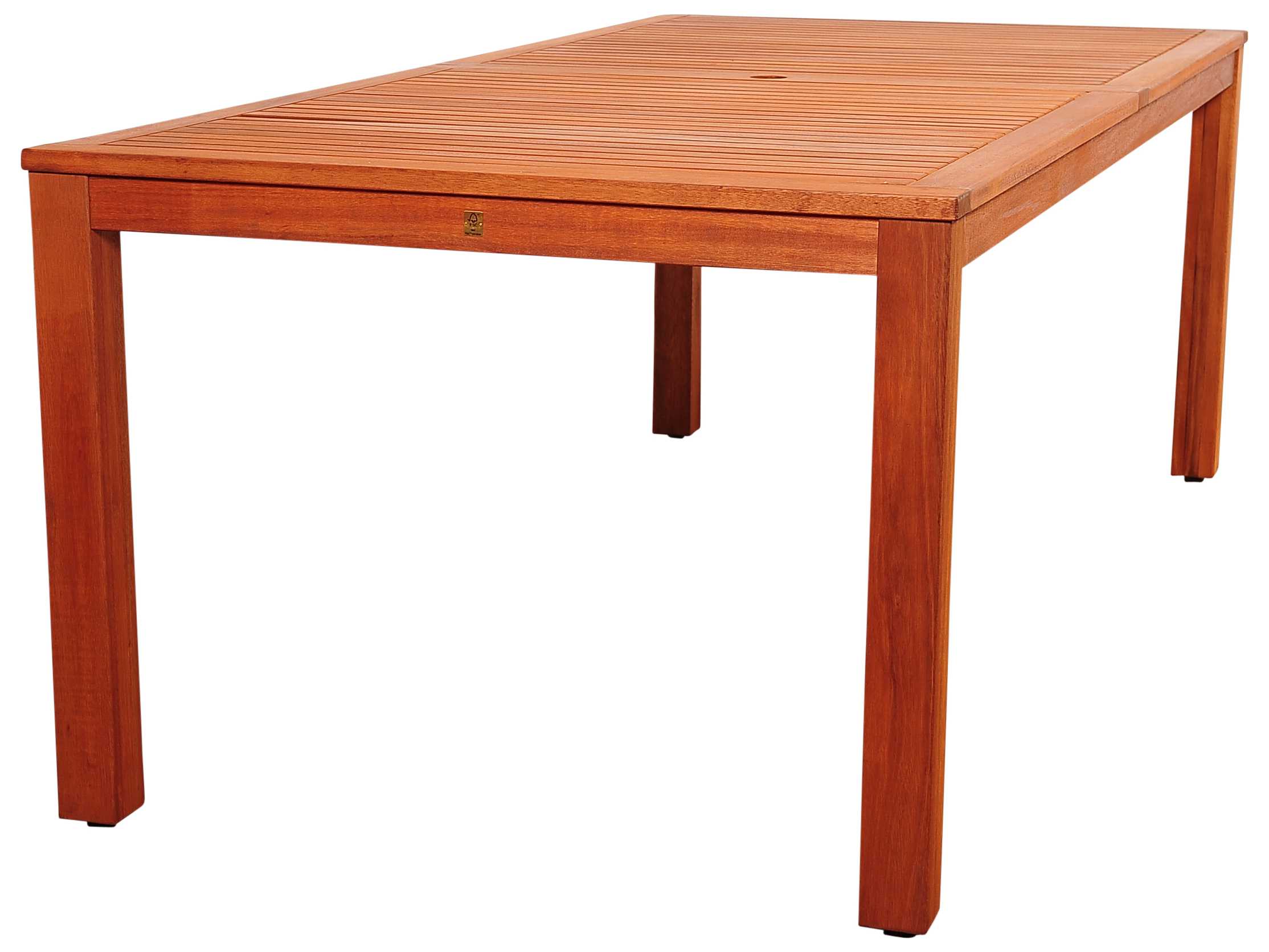 International Home Miami Amazonia Eucalyptus Bradford 7 Piece Eucalyptus Rectangular Outdoor Dining Set