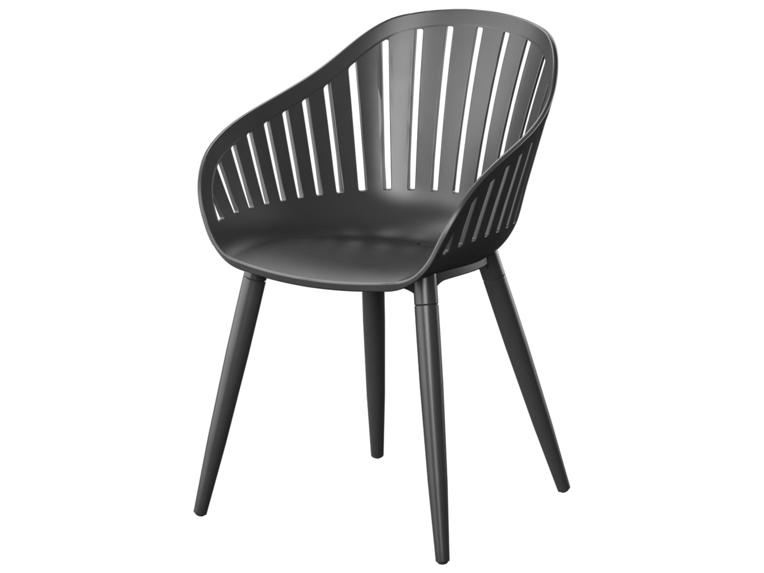 International Home Miami Amazonia Wood Aluminum Brown/Black 9 Piece Rectangular Patio Dining Set