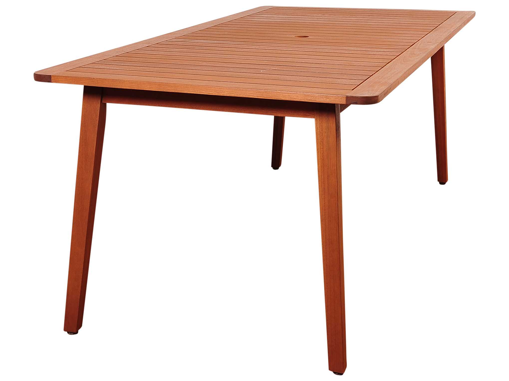 International Home Miami Amazonia Abaco 7 Piece Eucalyptus Rectangular Outdoor Patio Dining Set