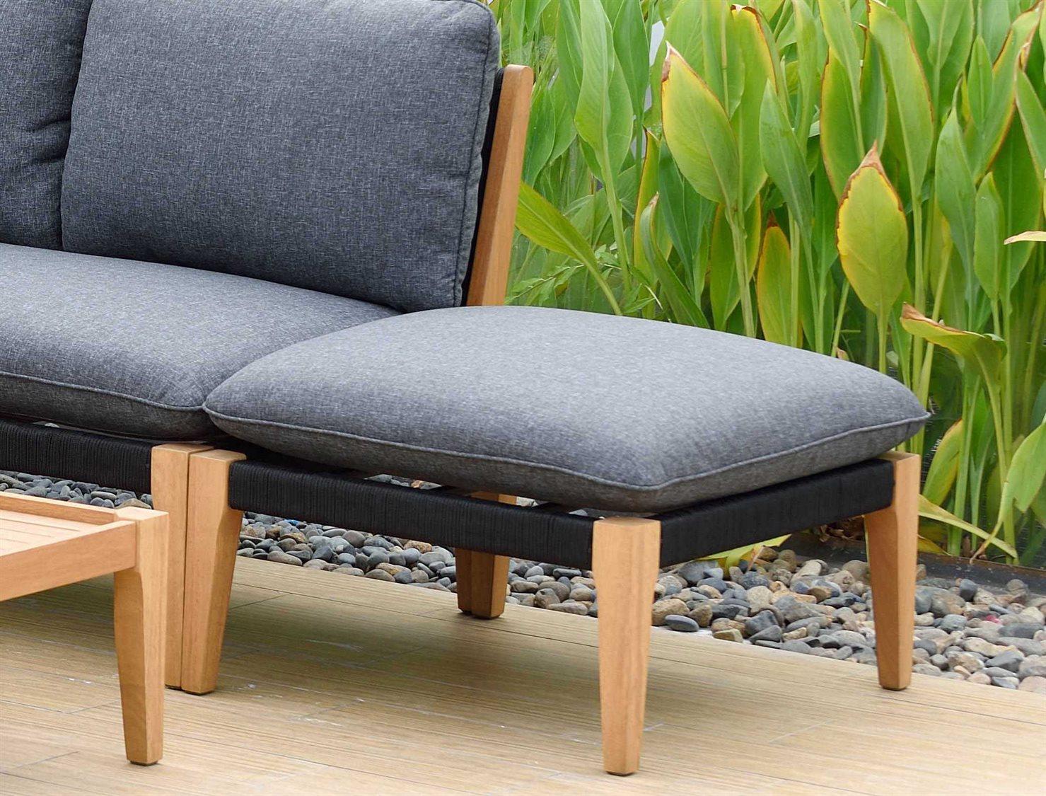 International Home Miami Amazonia Malmo 8 Piece Wood Outdoor Patio Lounge Set