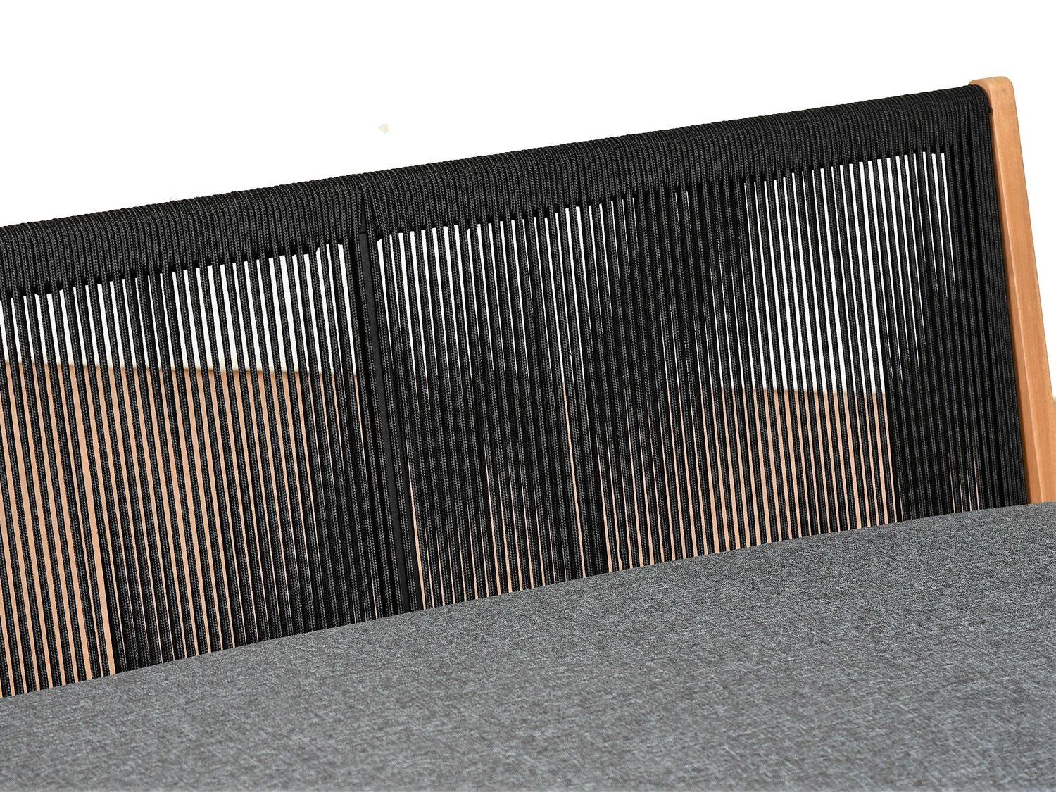 International Home Miami Amazonia Malmo 8 Piece Wood Outdoor Patio Lounge Set