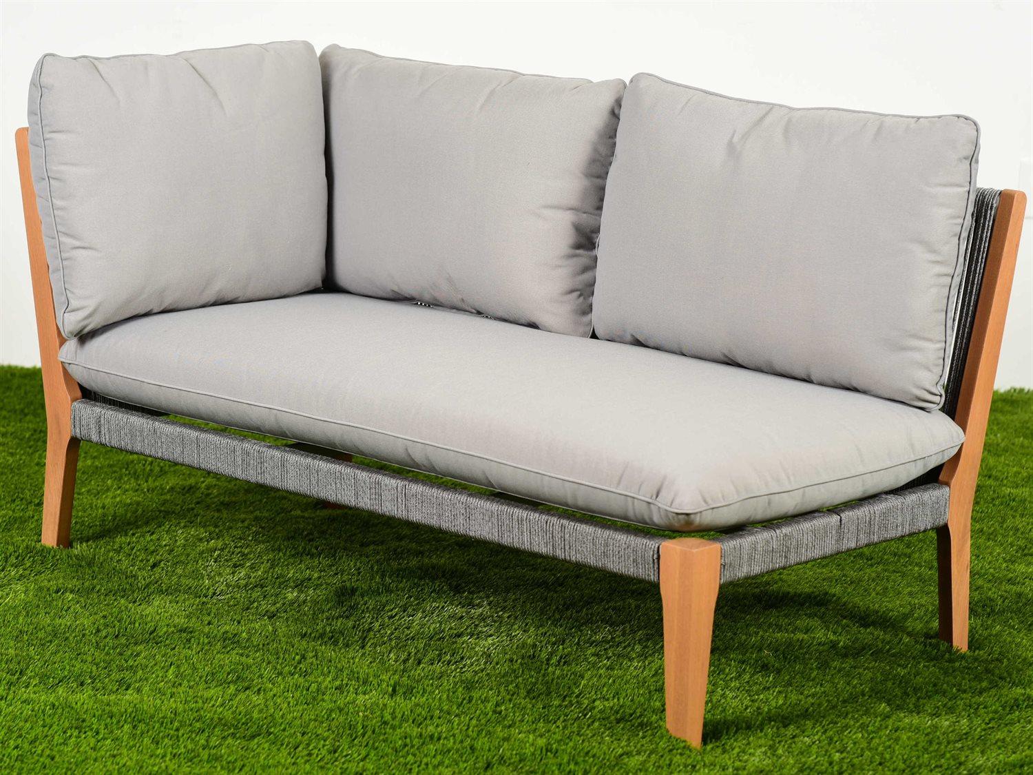 International Home Miami Amazonia Malmo 8 Piece Wood Patio Lounge Set