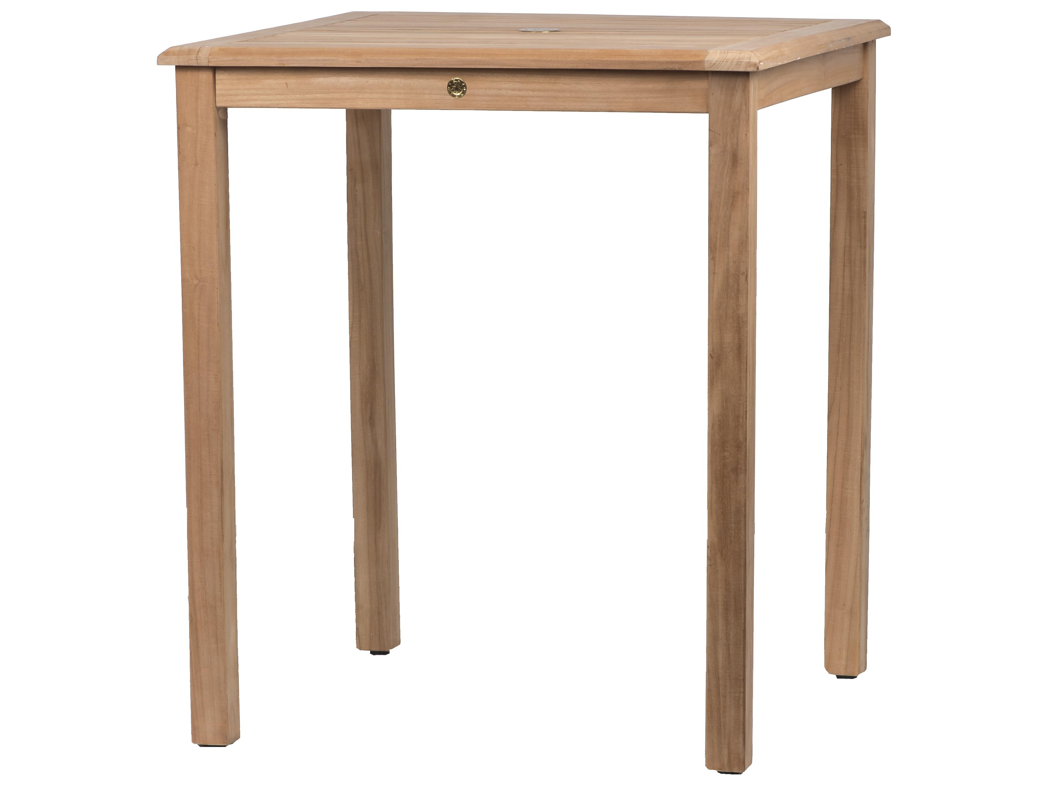 International Home Miami Amazonia Teak Rectangular Seven Piece Budapest Outdoor Dining Set