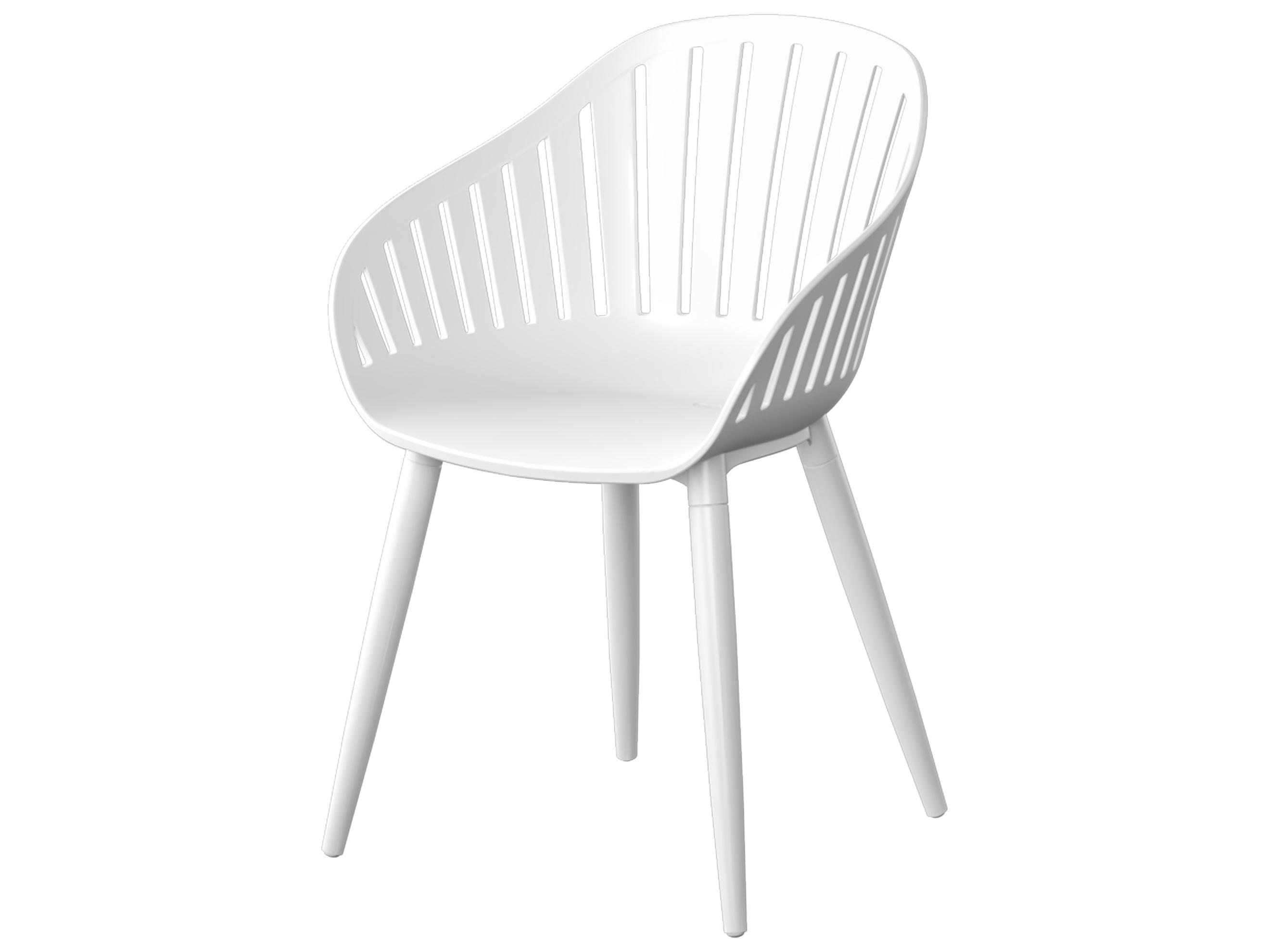 International Home Miami Amazonia Teak Wood Aluminum Brown/White 7 Piece Oval Outdoor Dining Set