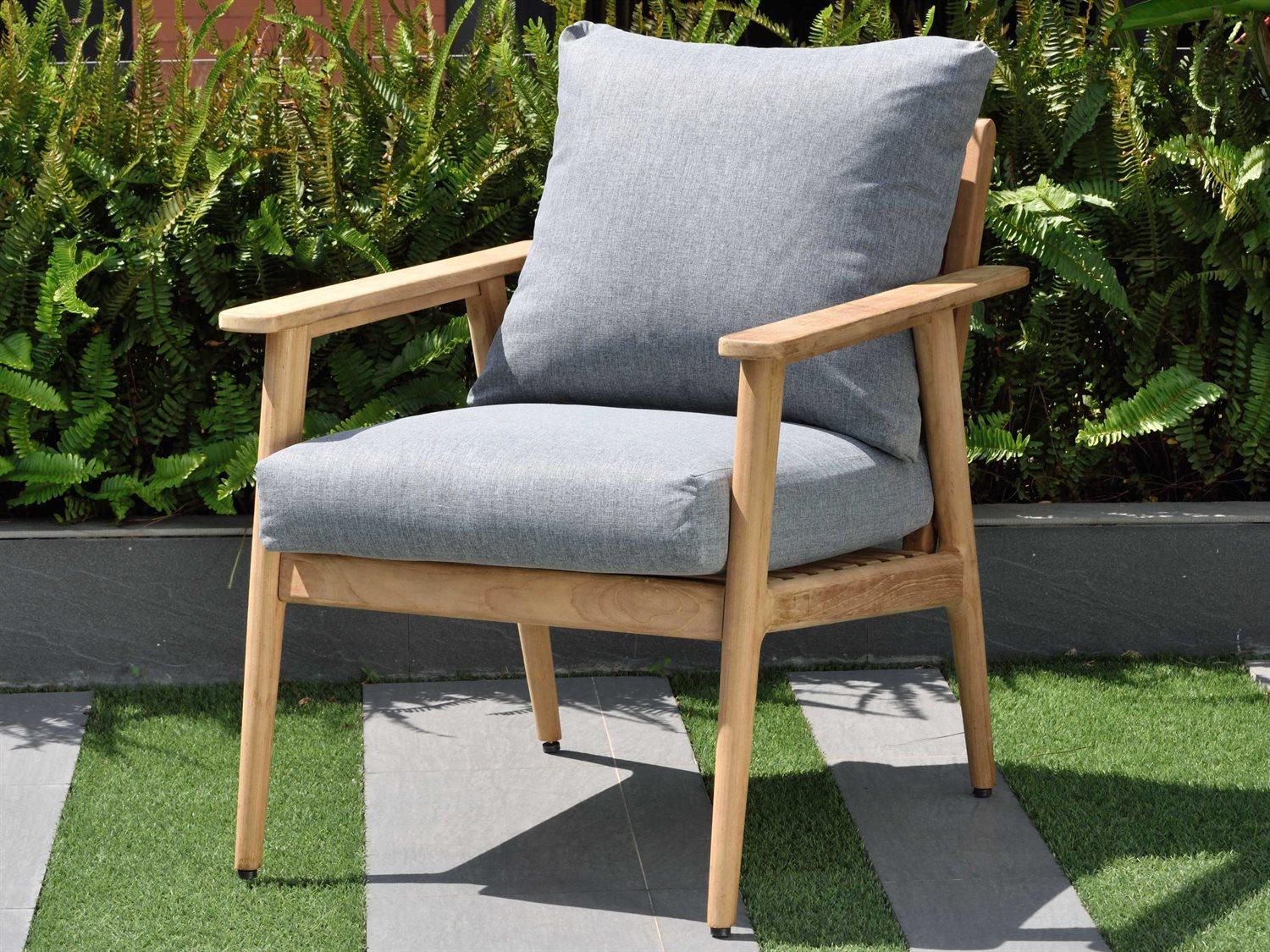 International Home Miami Amazonia Samantha Olefin Cushion Outdoor Dining Chair