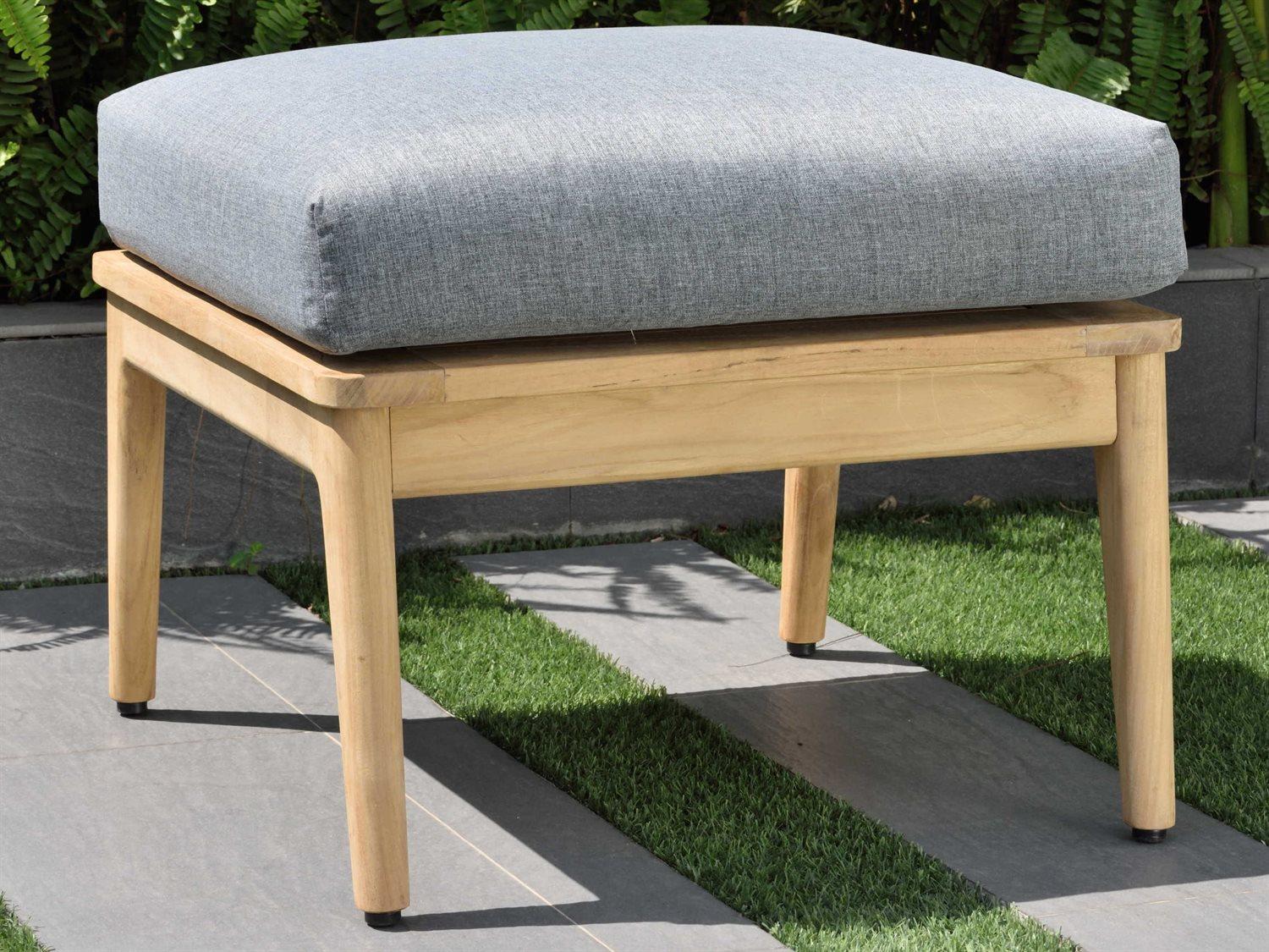 International Home Miami Amazonia Samantha Olefin Cushion Outdoor Ottoman
