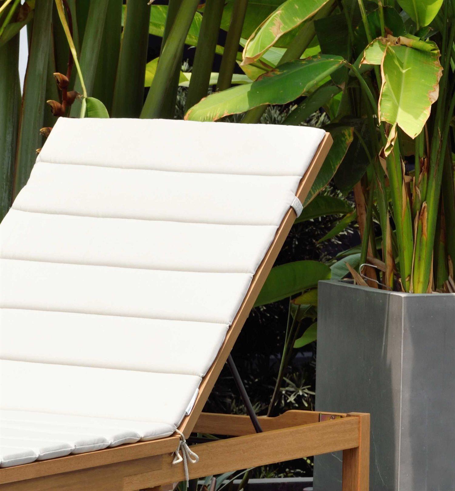 International Home Miami Amazonia Karen Wood Outdoor Chaise Lounge