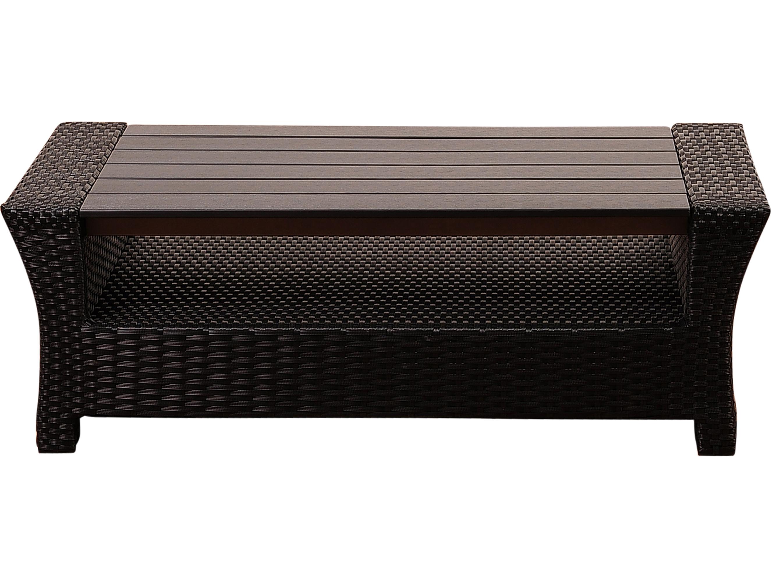 International Home Miami Atlantic Wicker Cushion Outdoor Patio Lounge Set